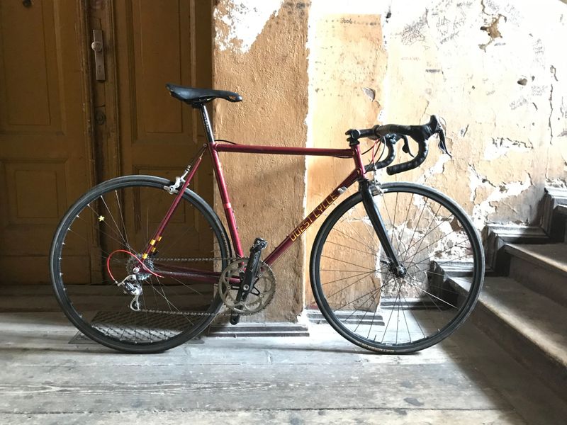 Used Ouest Cycle 1996 Vintage Steel Roadbike, Columbus Genius, Made By Sancineto 1996 Road & Gravel