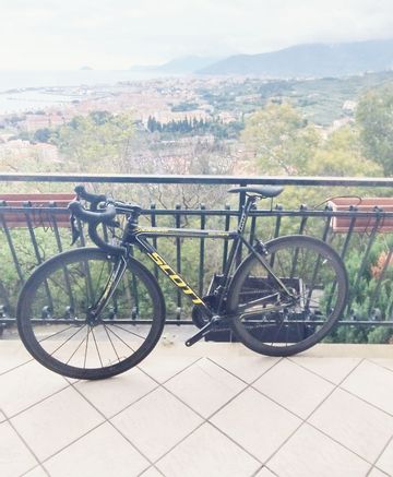 Scott Addict Shimano 105 2007 Road & Gravel usato, Nero — immagine 2 di 7