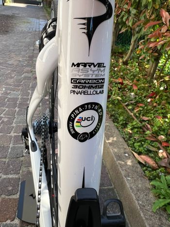 Used Pinarello Marvel Campagnolo Chorus 2015 Road & Gravel, White — image 13 of 15