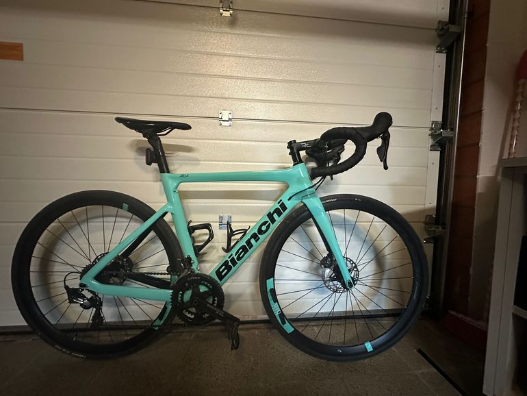 Used Bianchi Aria - Ultegra 2022 2022 Road & Gravel, Blue — image 2 of 6