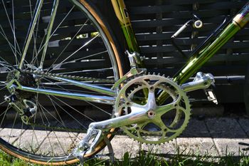 Used SCAPIN Arione Aero Cromovelto Green 58 Cm. 1984 Road & Gravel, Green — image 5 of 14