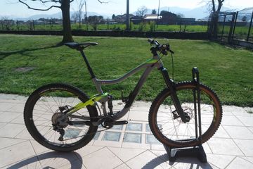 Gebrauchtes Giant Trance Shimano Deore XT 2018 Mountainbike, Hellgrau — Bild 3 von 10