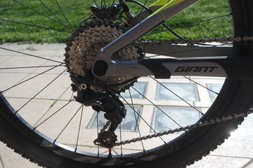 Gebrauchtes Giant Trance Shimano Deore XT 2018 Mountainbike, Hellgrau — Bild 9 von 10