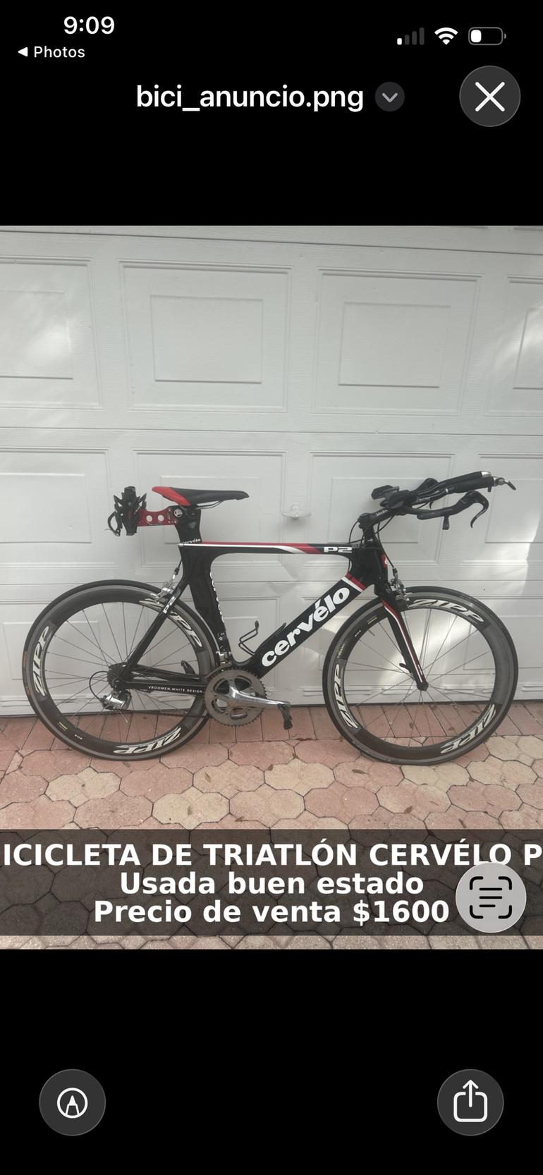 Used Cervélo P2 Shimano Dura Ace Di2 2012 Road & Gravel, Red — image 3 of 7