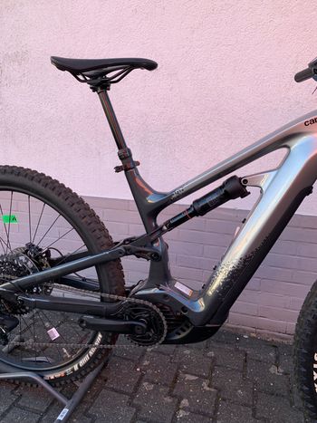 Used Cannondale Moterra Neo Carbon 2 2021 2021 Mountainbike, Gris claro — image 4 of 4