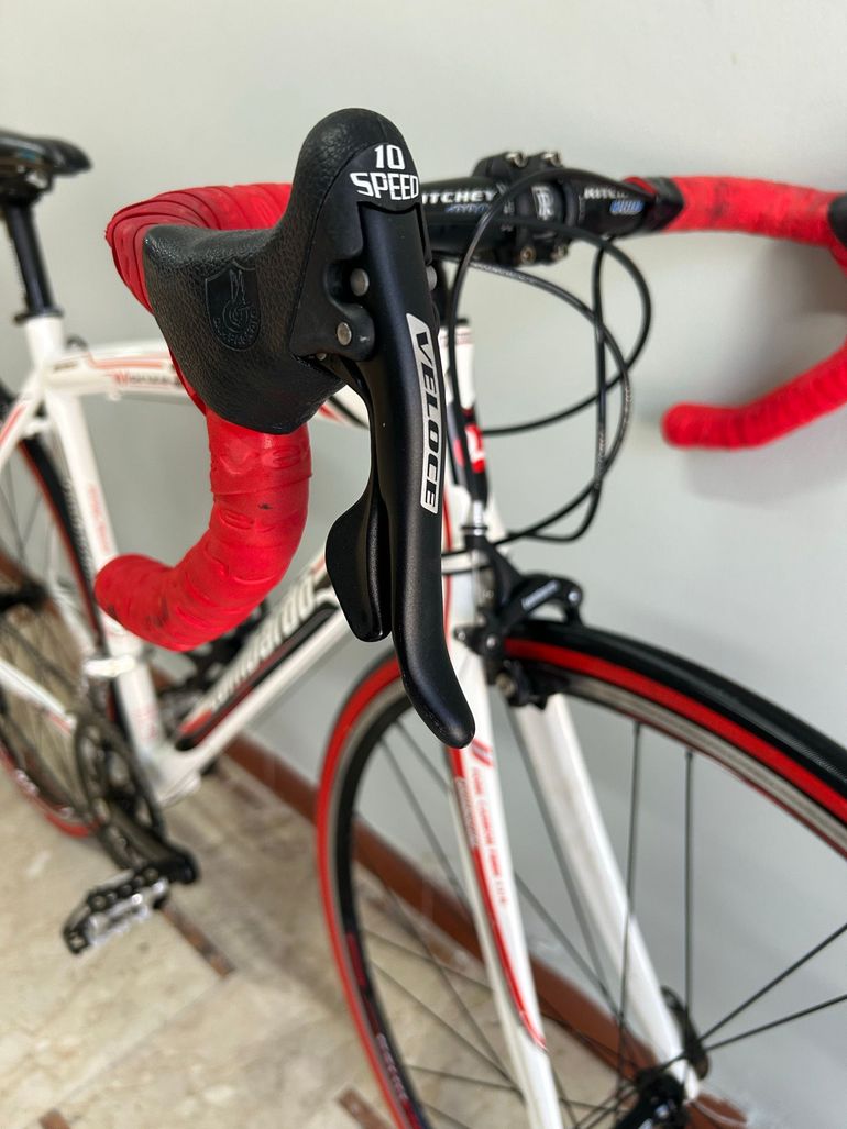 Used LOMBARDO LOMBARDO Custom Campagnolo Veloce 2014 Road & Gravel, White — image 4 of 6