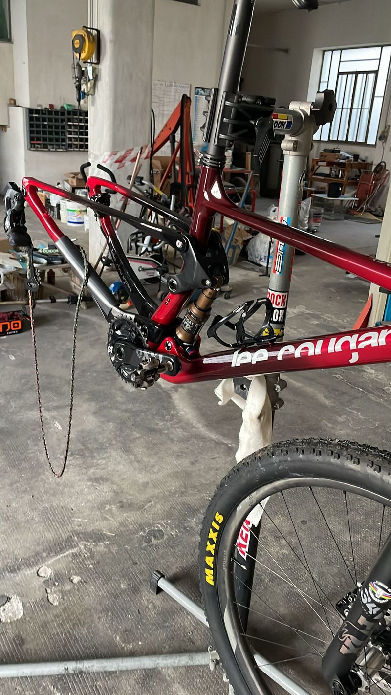 Used Lee Cougan Crossfire 428 Frame Kit 2023 2023 Mountainbike, Red, 29 — image 3 of 3