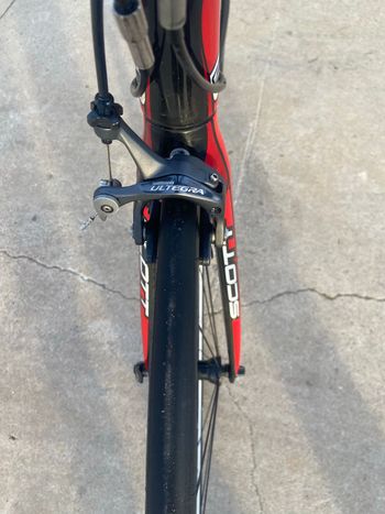 Used Scott Addict Shimano Ultegra 2018 Road & Gravel, Red — image 6 of 6