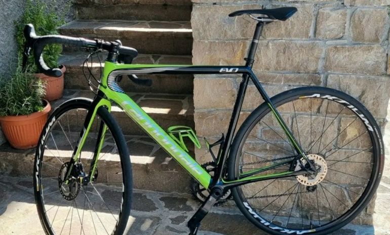 Used Cannondale SuperSix EVO Disc Ultegra 2018 2018 Road & Gravel, Green — image 5 of 5