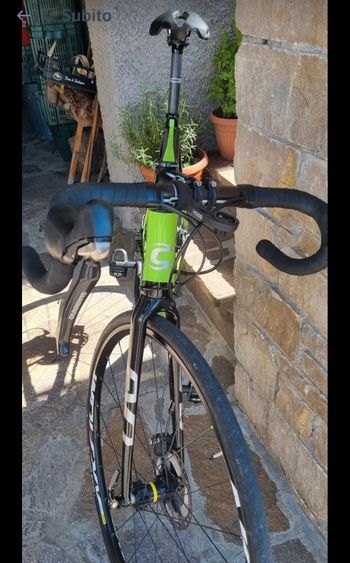 Used Cannondale SuperSix EVO Disc Ultegra 2018 2018 Road & Gravel, Green — image 4 of 5