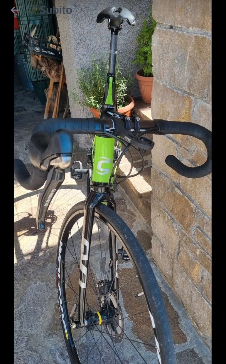 Used Cannondale SuperSix EVO Disc Ultegra 2018 2018 Road & Gravel, Green — image 4 of 5