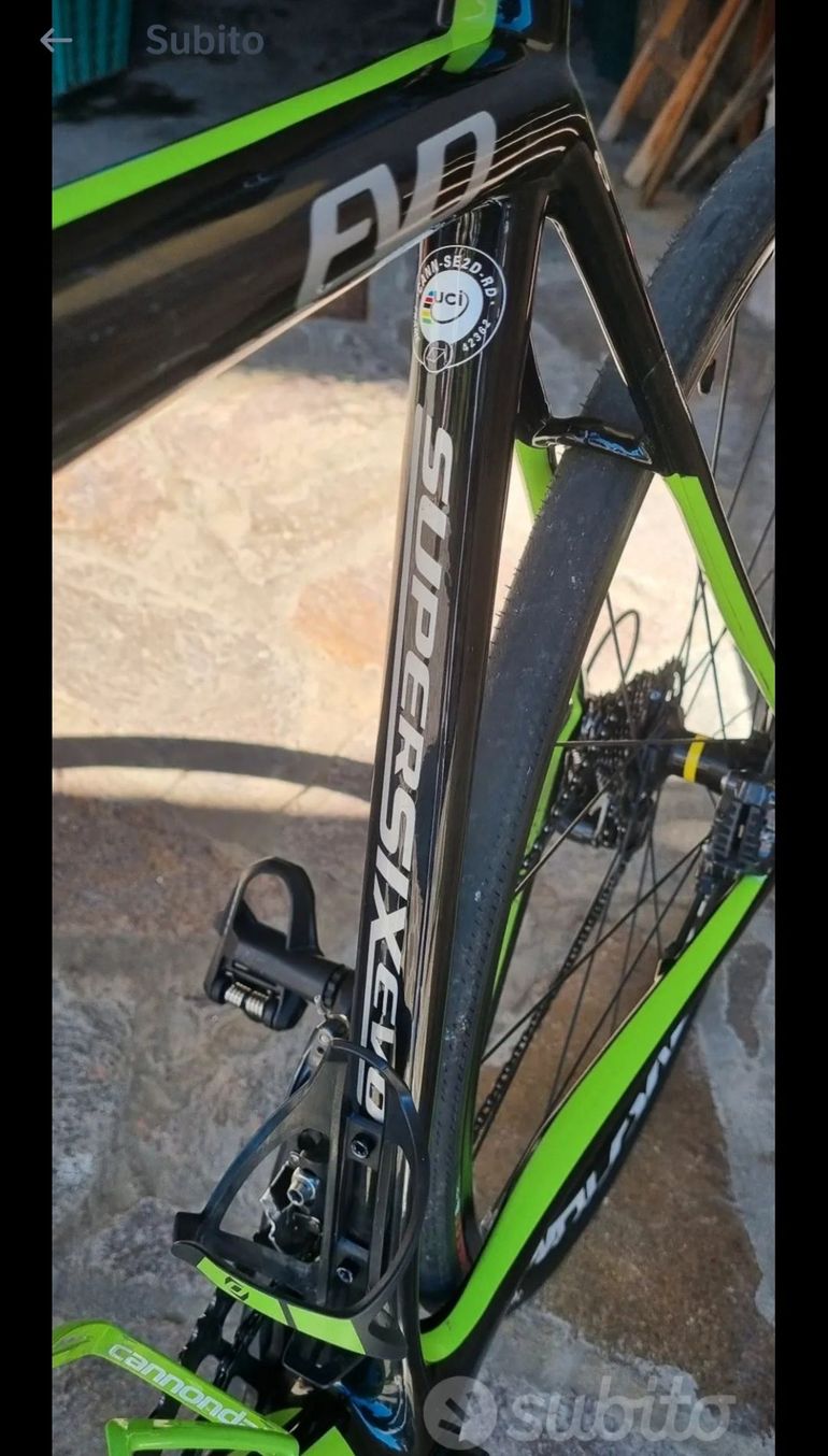 Used Cannondale SuperSix EVO Disc Ultegra 2018 2018 Road & Gravel, Green — image 3 of 5