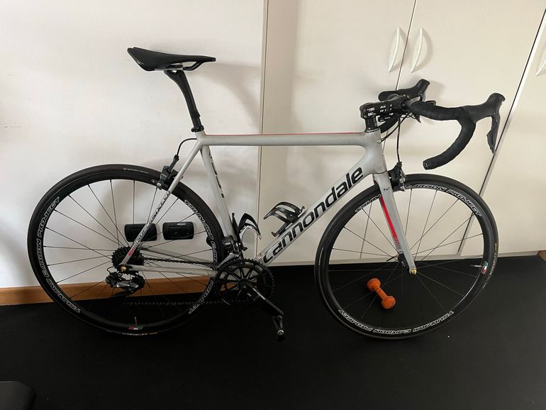 Used Cannondale SuperSix EVO Shimano Ultegra Di2 2016 Road & Gravel, Light Gray — image 1 of 12