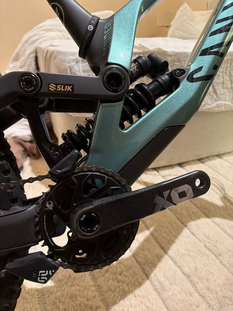 Used Canyon Sender CFR Mullet 2024 2024 Mountainbike, Green, Mixed — image 11 of 22