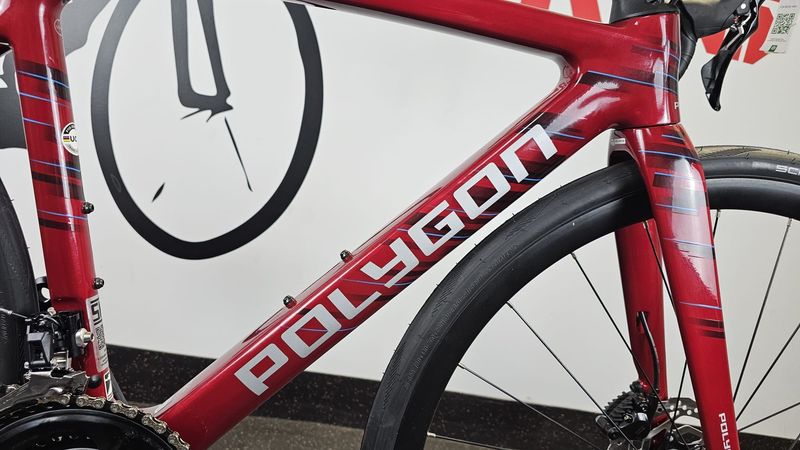 Used Polygon Strattos S7D Disc 2026 Road & Gravel, Red — image 3 of 20