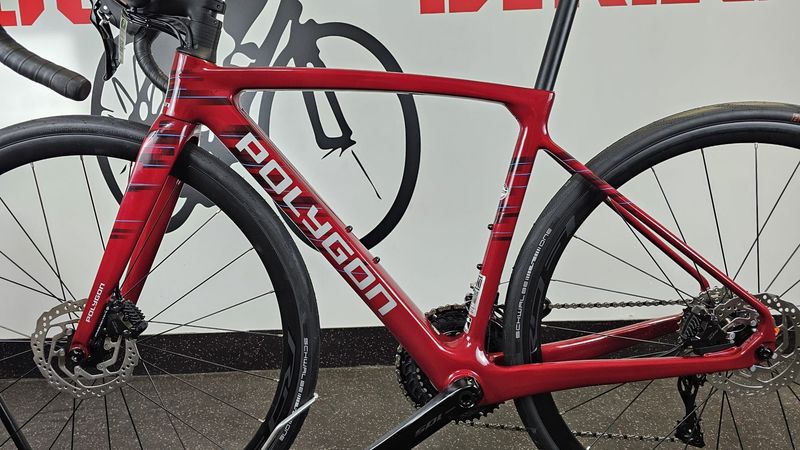 Used Polygon Strattos S7D Disc 2026 Road & Gravel, Red — image 7 of 20