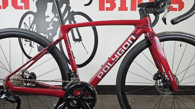 Used Polygon Strattos S7D Disc 2026 Road & Gravel, Red — image 2 of 20
