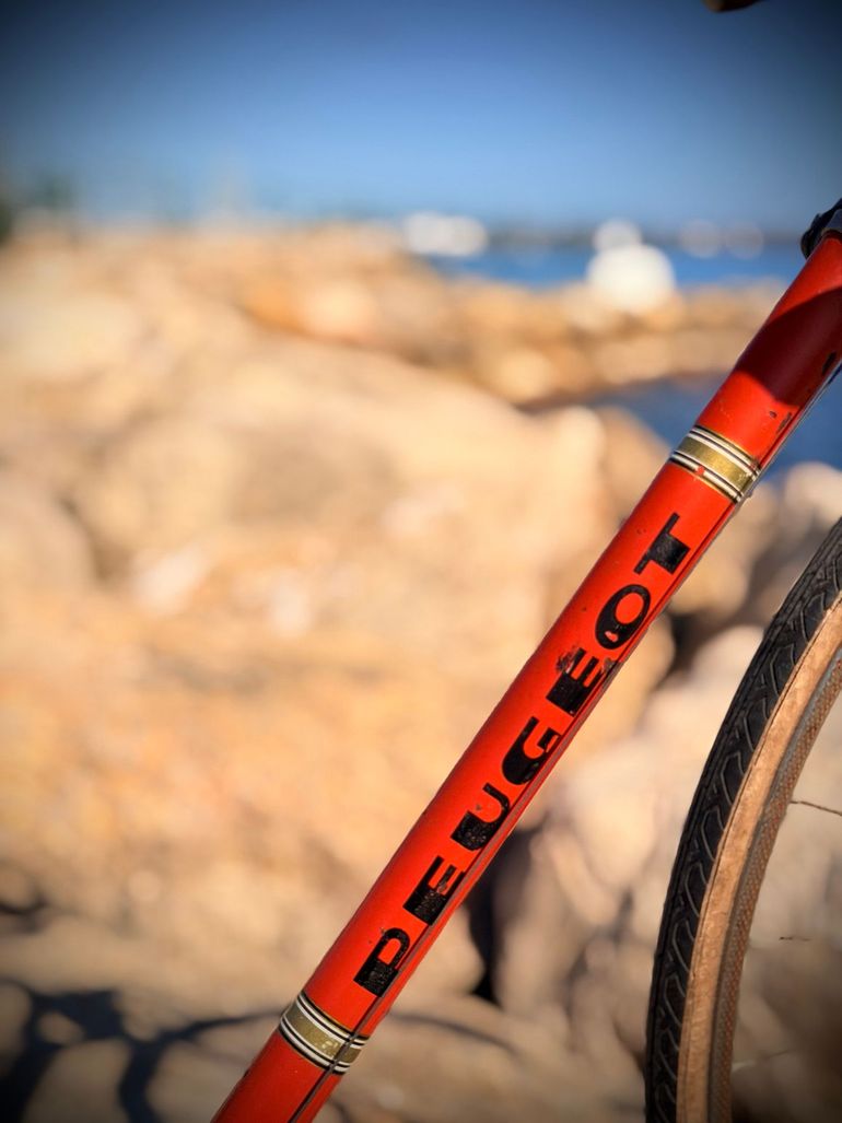 Used Peugeot Peugeot Custom Simplex Vintage 1975 Road & Gravel, Orange — image 3 of 6