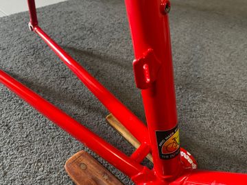 Used Rossin Custom Frameset 1990 Road & Gravel, Red — image 6 of 12