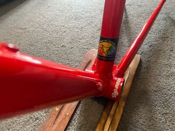 Used Rossin Custom Frameset 1990 Road & Gravel, Red — image 3 of 12