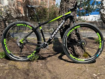 Cannondale F-Si Carbon Team 2015 Mountainbike usato, Verde — immagine 3 di 23