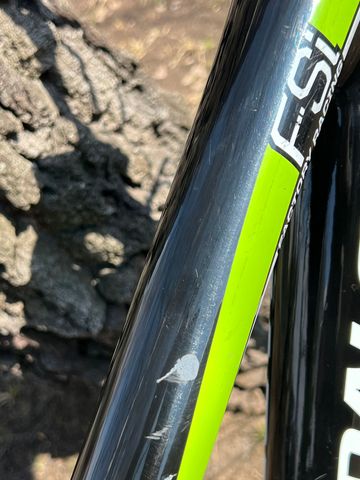 Cannondale F-Si Carbon Team 2015 Mountainbike usato, Verde — immagine 23 di 23