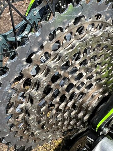 Cannondale F-Si Carbon Team 2015 Mountainbike usato, Verde — immagine 15 di 23