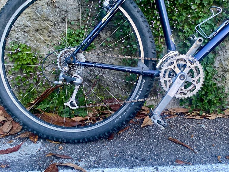 Used Olympia Olympia Custom Shimano Deore XT 1994 Mountainbike, Blau — image 3 of 18