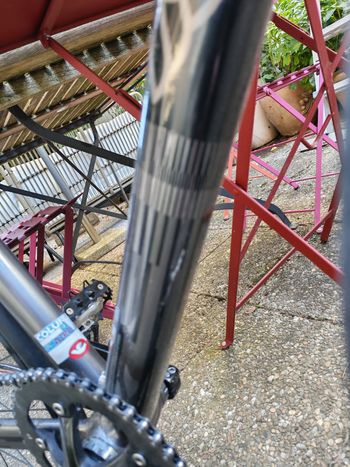 Used Cinelli Cinelli Mash Parallax Aluminum Track Frame Set - Charcoal 2018 Road & Gravel, Black — image 11 of 18
