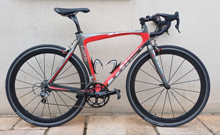 Used Look Look Custom Campagnolo Record 2005 Road & Gravel, Red — image 1 of 4