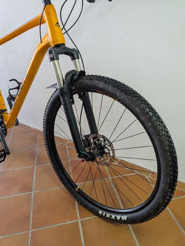 Used Merida Big nine Shimano Deore 2019 Mountainbike, Orange — image 4 of 8
