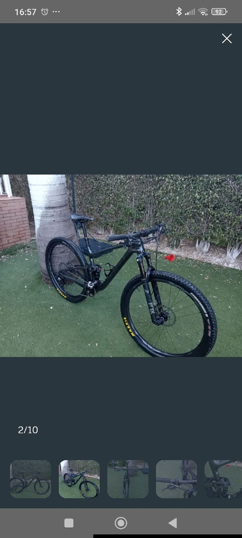 Used Giant Anthem Advanced Pro 29 2 2022 2022 Mountainbike, Black, 29 — image 2 of 10