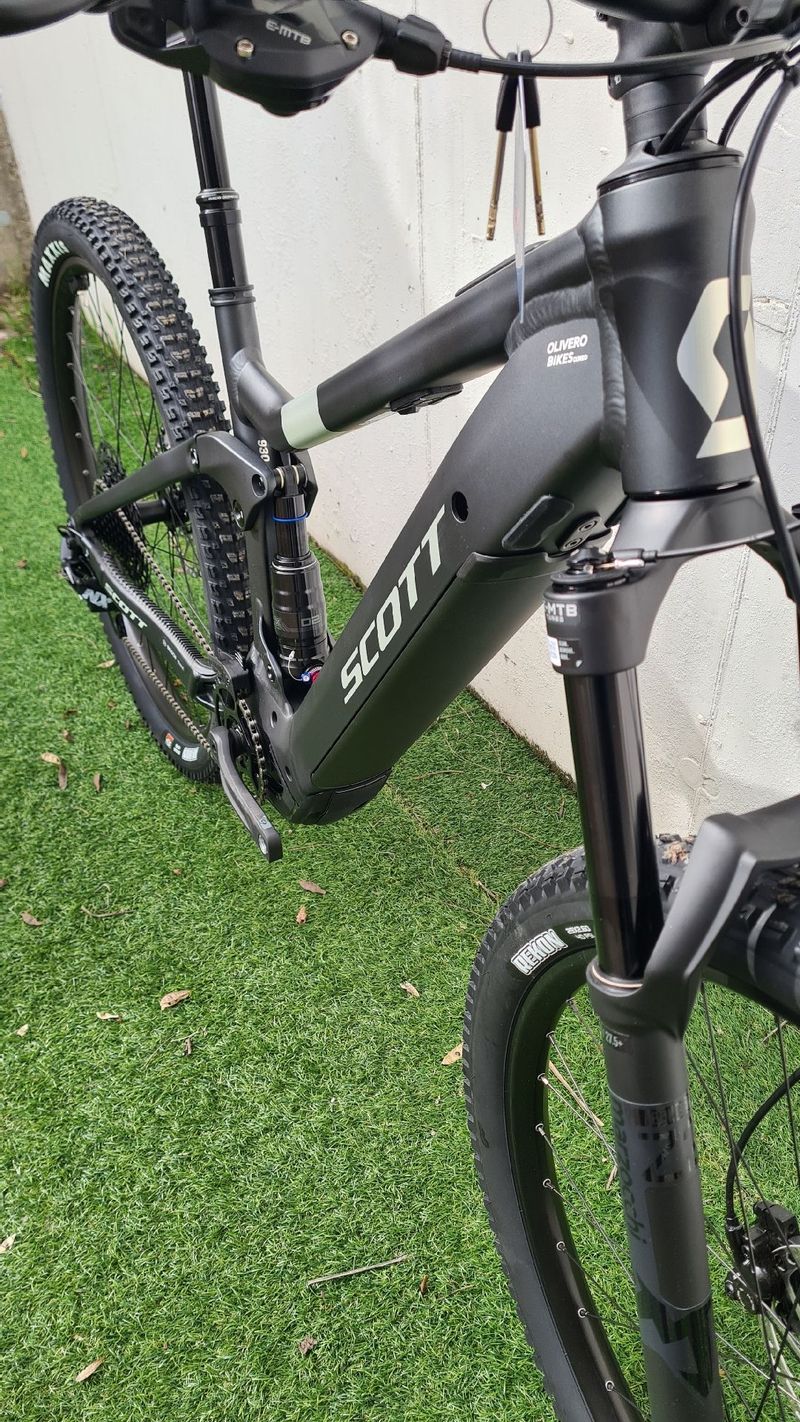 Used Scott Strike E-Ride 930 2025 Mountainbike, Light Gray — image 7 of 7