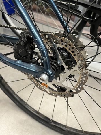 Used Eddy Merckx Eddy Merckx Pévèle Aluminium Shimano 105 2x12 2025 Road & Gravel, Blue — image 11 of 13