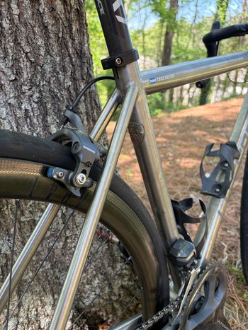 Used Litespeed Ultimate Shimano Ultegra Di2 2022 Road & Gravel, Light Gray — image 7 of 12