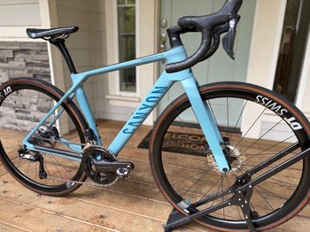 Used Canyon Endurace CF SLX 8 Di2 Aero 2024 2024 Road & Gravel, Blue — image 2 of 6