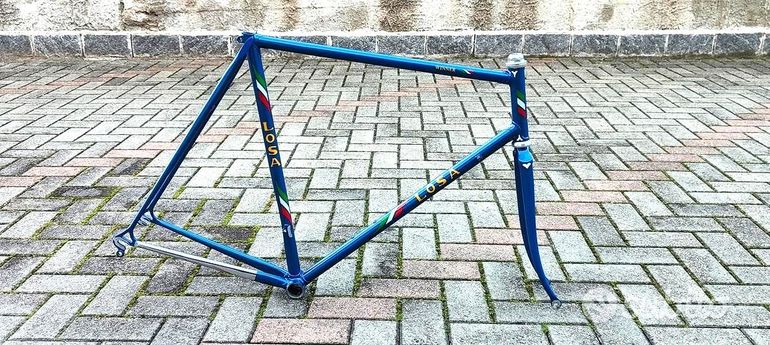 Used LOSA MADE IN ITALY, MODELLO WINNER COLUMBUS SL CONGIUNZIONI Frameset 1989 Road & Gravel, Blue — image 3 of 6