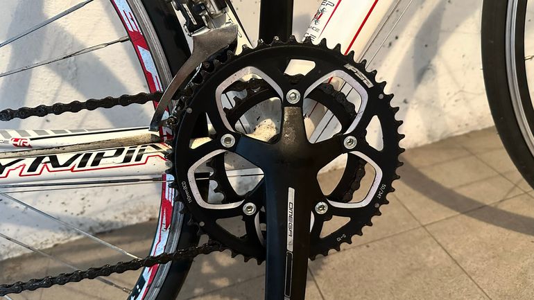 Used Olympia Olympia Custom Campagnolo Veloce 2014 Road & Gravel, White — image 7 of 8
