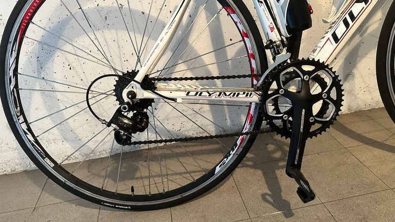 Used Olympia Olympia Custom Campagnolo Veloce 2014 Road & Gravel, White — image 5 of 8
