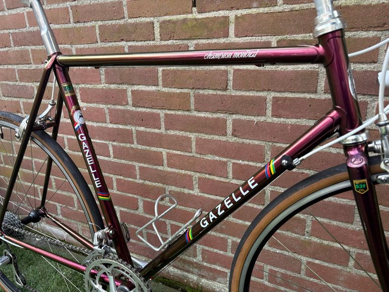 Gebrauchtes Gazelle Custom Campagnolo Veloce 1977 Road & Gravel, Rot — Bild 9 von 37