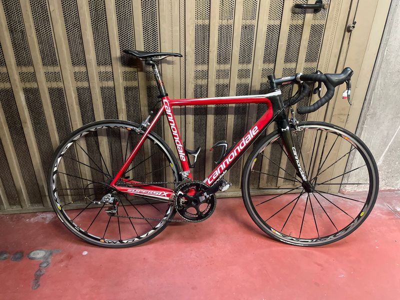 Gebrauchtes Cannondale SuperSix EVO SRAM Red 2013 Road & Gravel, Rot — Bild 1 von 3