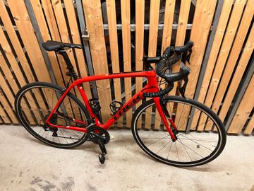 Used Trek Domane SL 6 2017 2017 Road & Gravel, Red — image 1 of 4
