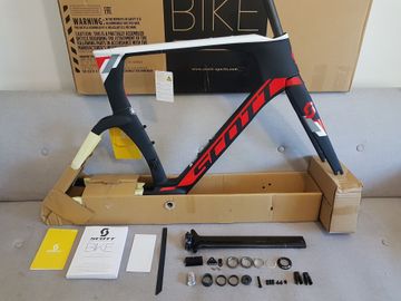 Used SCOTT PLASMA 4 Mechanical / Di2 Carbon Frameset Size M 54cm Or L 57cm Frameset 2018 Road & Gravel