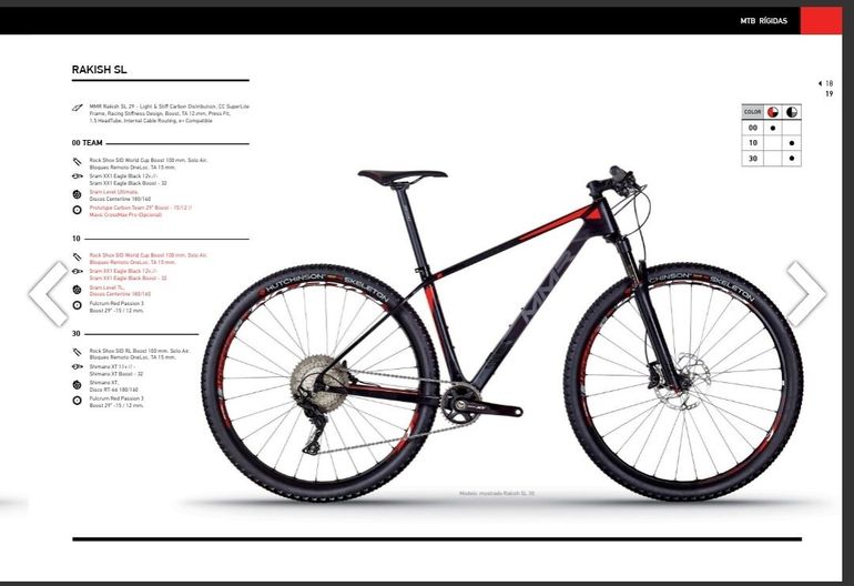 Used MMR Rakish SRAM XX1 Eagle AXS 2018 Mountainbike, Negro — image 1 of 9