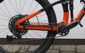 Used Trek Fuel EX 9.8 GX 2022 2022 Mountainbike, Orange, 27.5, 29 — image 2 of 3