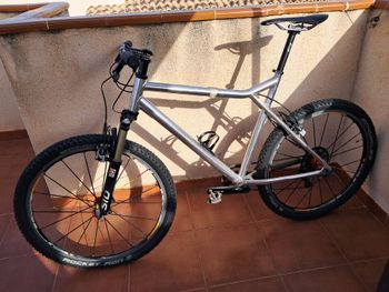 Used x X Custom Shimano Deore XT 2008 Mountainbike, Hellgrau — image 2 of 5