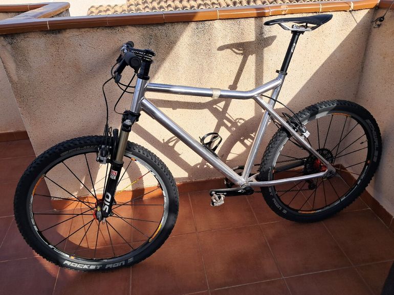Used x X Custom Shimano Deore XT 2008 Mountainbike, Hellgrau — image 2 of 5