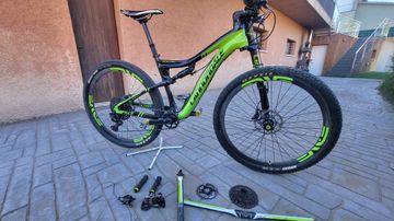 Cannondale Scapel TEAM 2015 2015 Mountainbike usato, Verde — immagine 12 di 15