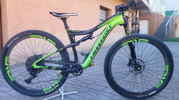Cannondale Scapel TEAM 2015 2015 Mountainbike usato, Verde — immagine 8 di 15
