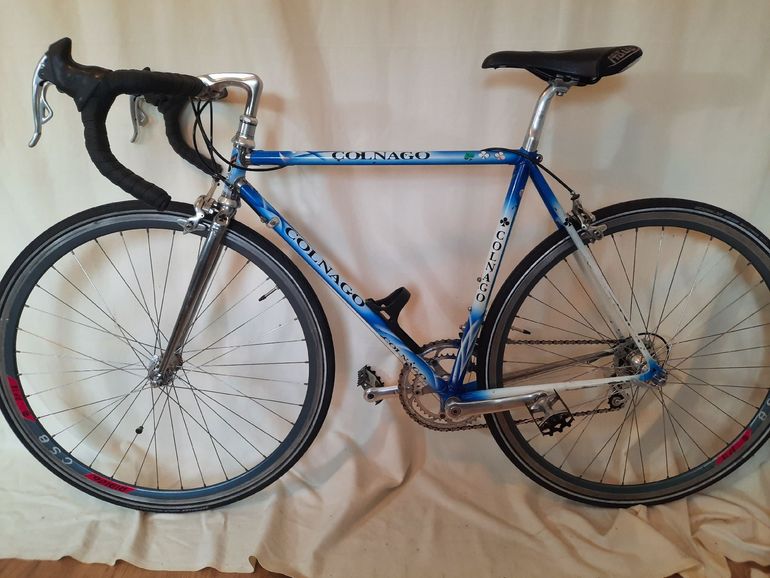 Used Colnago Colnago Custom Campagnolo Record 1993 Road & Gravel, Blue — image 2 of 32